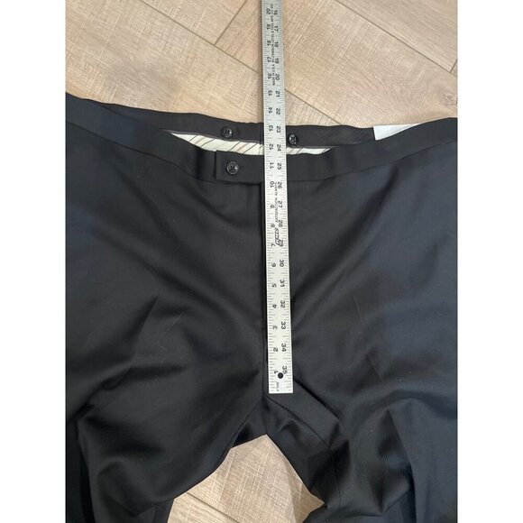 Lauren Ralph Lauren Slim Fit Black Tuxedo Pants Mens 46W X 30L NEW - Picture 4 of 9
